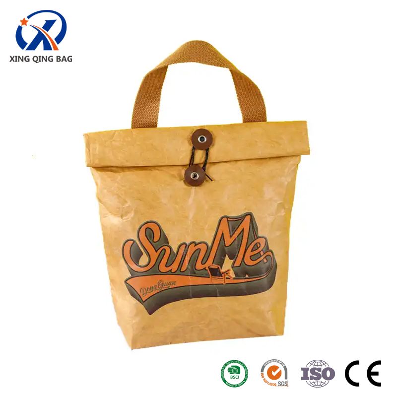 Brown Tyvek Lunch Bag