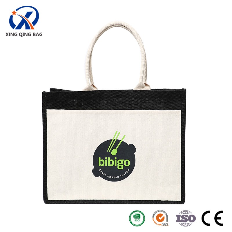 Jute Bag With Pocket