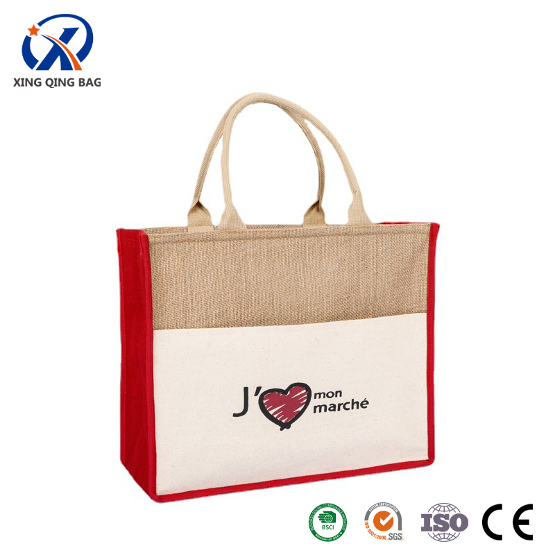 Jute Bag With Zipper