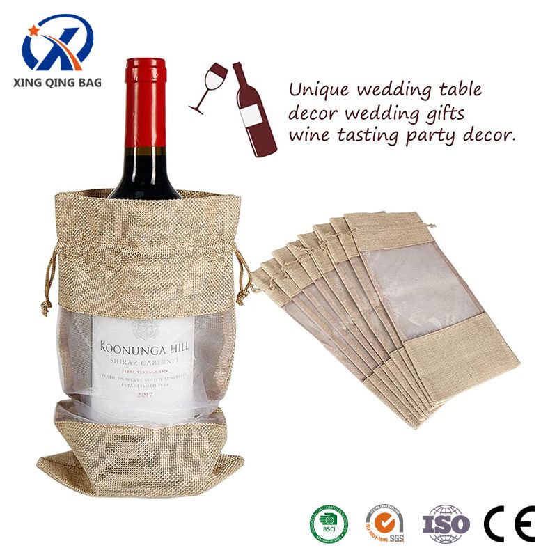 Jute Wine Bags